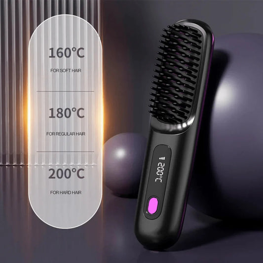 Famjunction™ Portable Straightener Brush