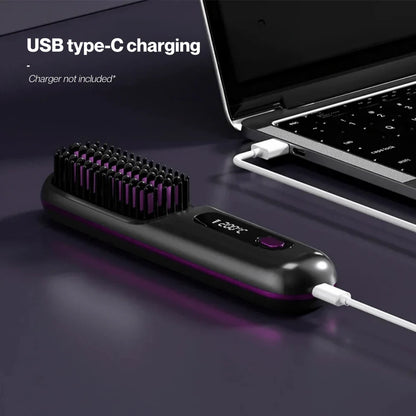 Famjunction™ Portable Straightener Brush