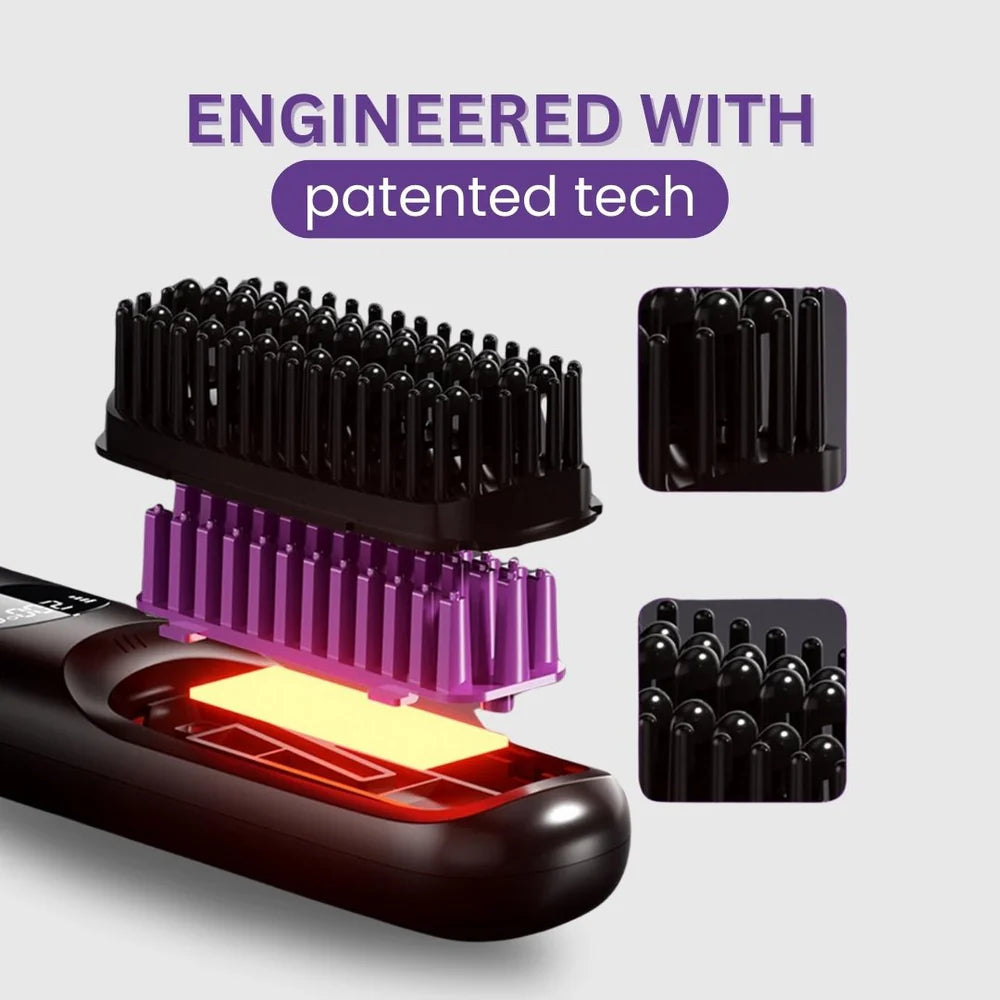 Famjunction™ Portable Straightener Brush